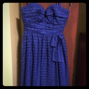 EUC royal blue dress